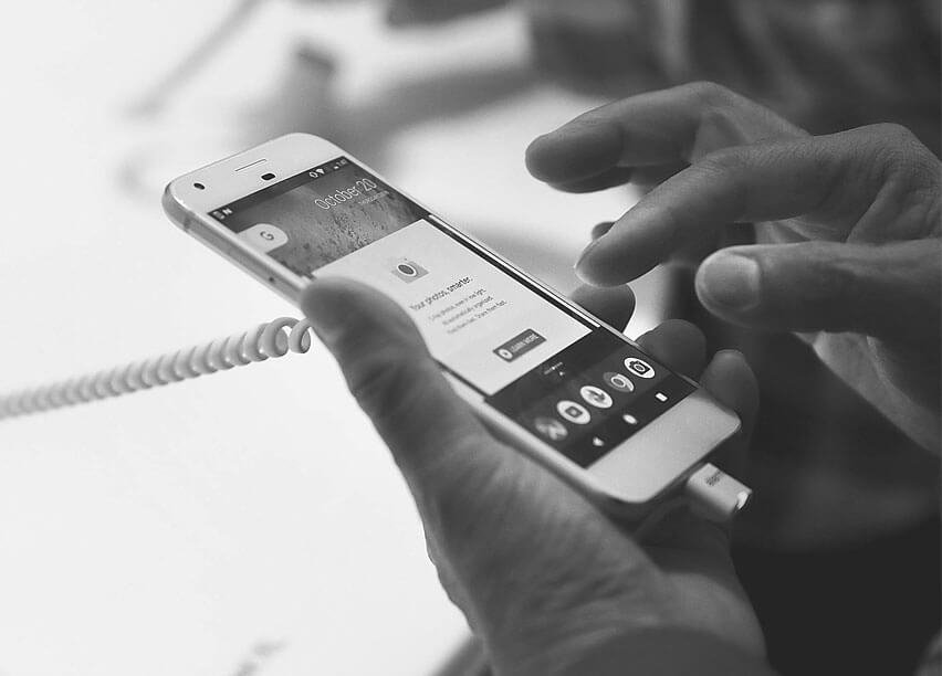 Smartphone diagnostic check at iCrack Carmarthen mobile phone repair service in the UK